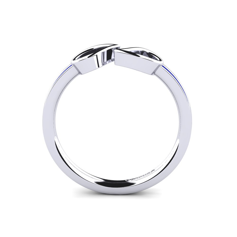 Weißgold 375 Ring Ewantoca
