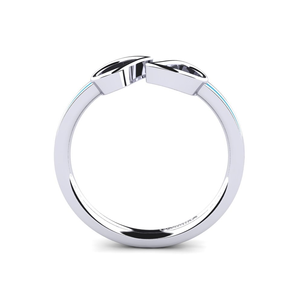 Weiß-Silber Ring Ewantoca