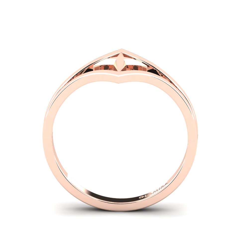 9k Oro Rosa Anillo Farevler