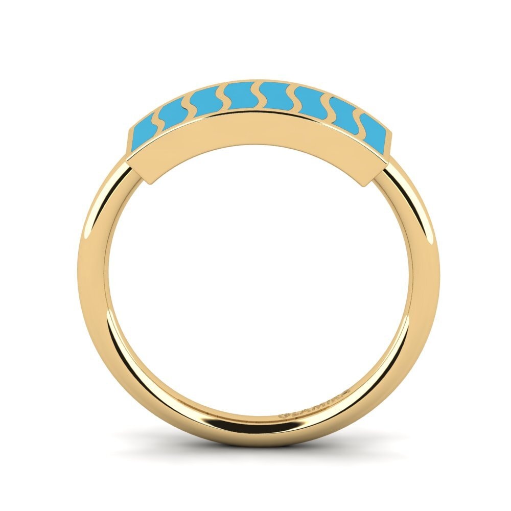 9k Oro Amarillo Anillo Feximat