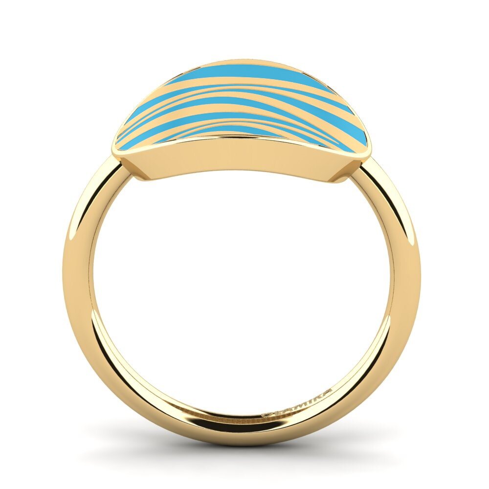 9k Oro Amarillo Anillo Fexinoq
