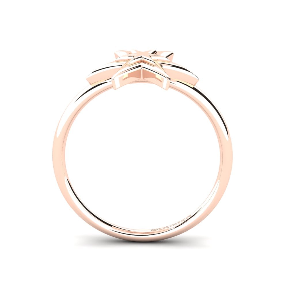 9k Oro Rosa Anillo Fouralier