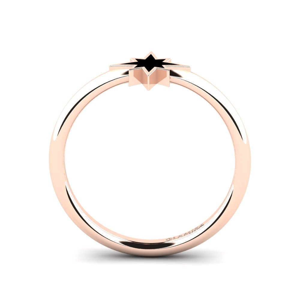9k Oro Rosa Anillo Minaga