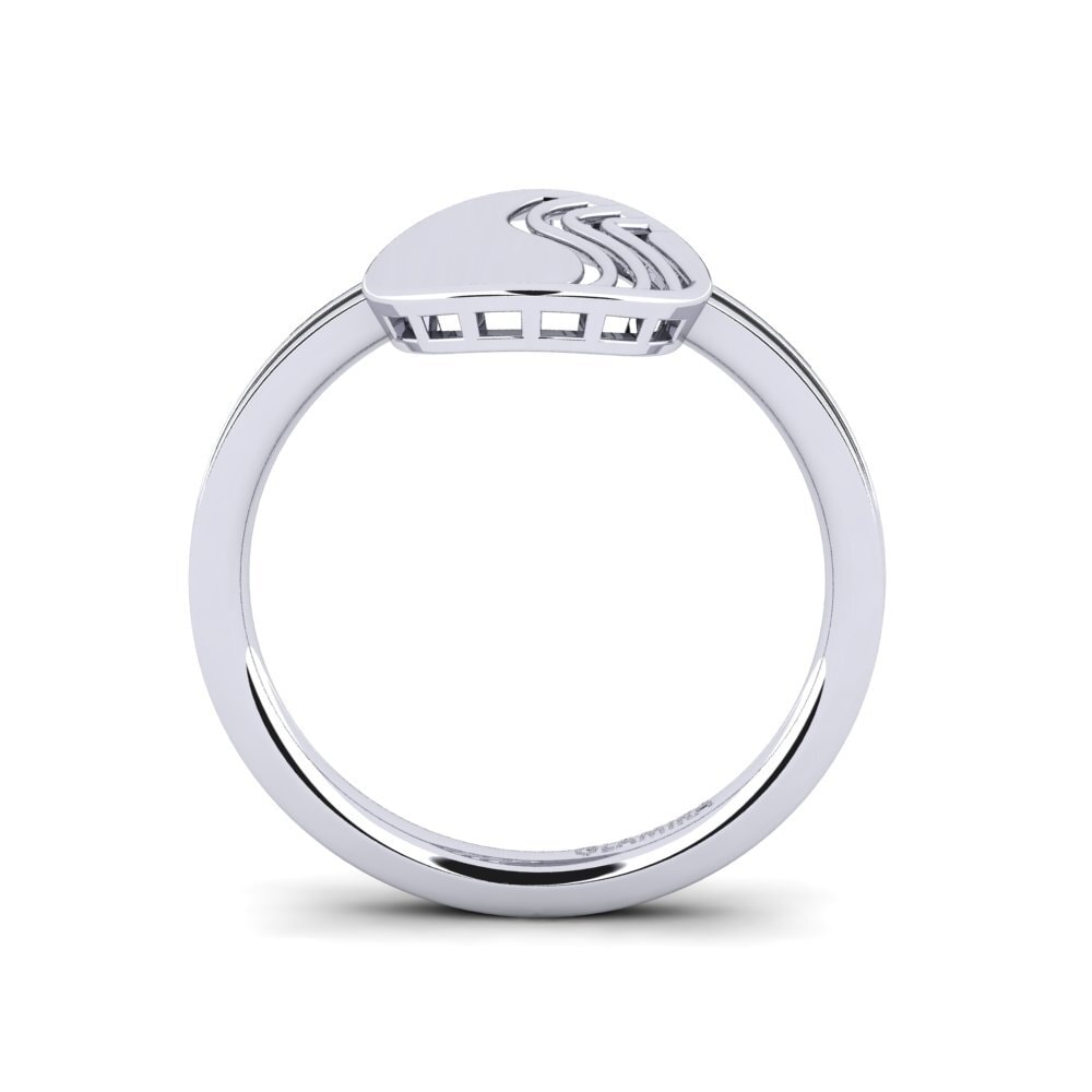 9ct White Gold Ring Nantori