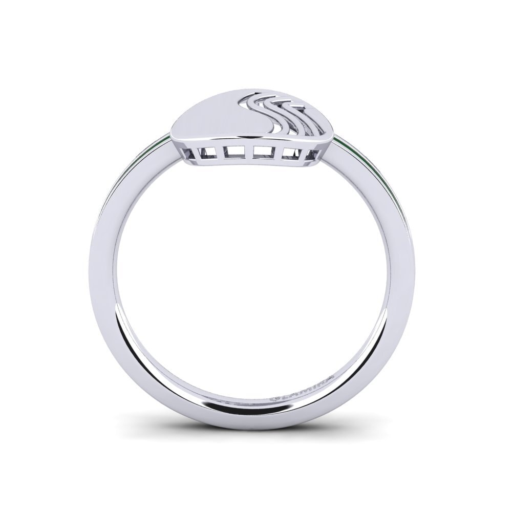 Weißgold 375 Ring Nantori