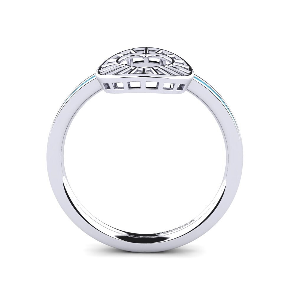 Weiß-Silber Ring Nantoric