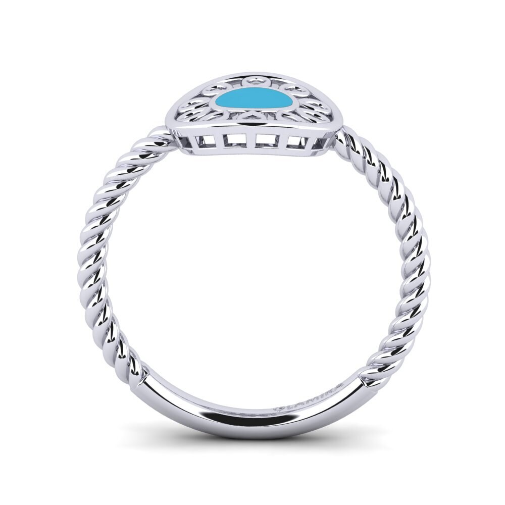 Weiß-Silber Ring Nantoril