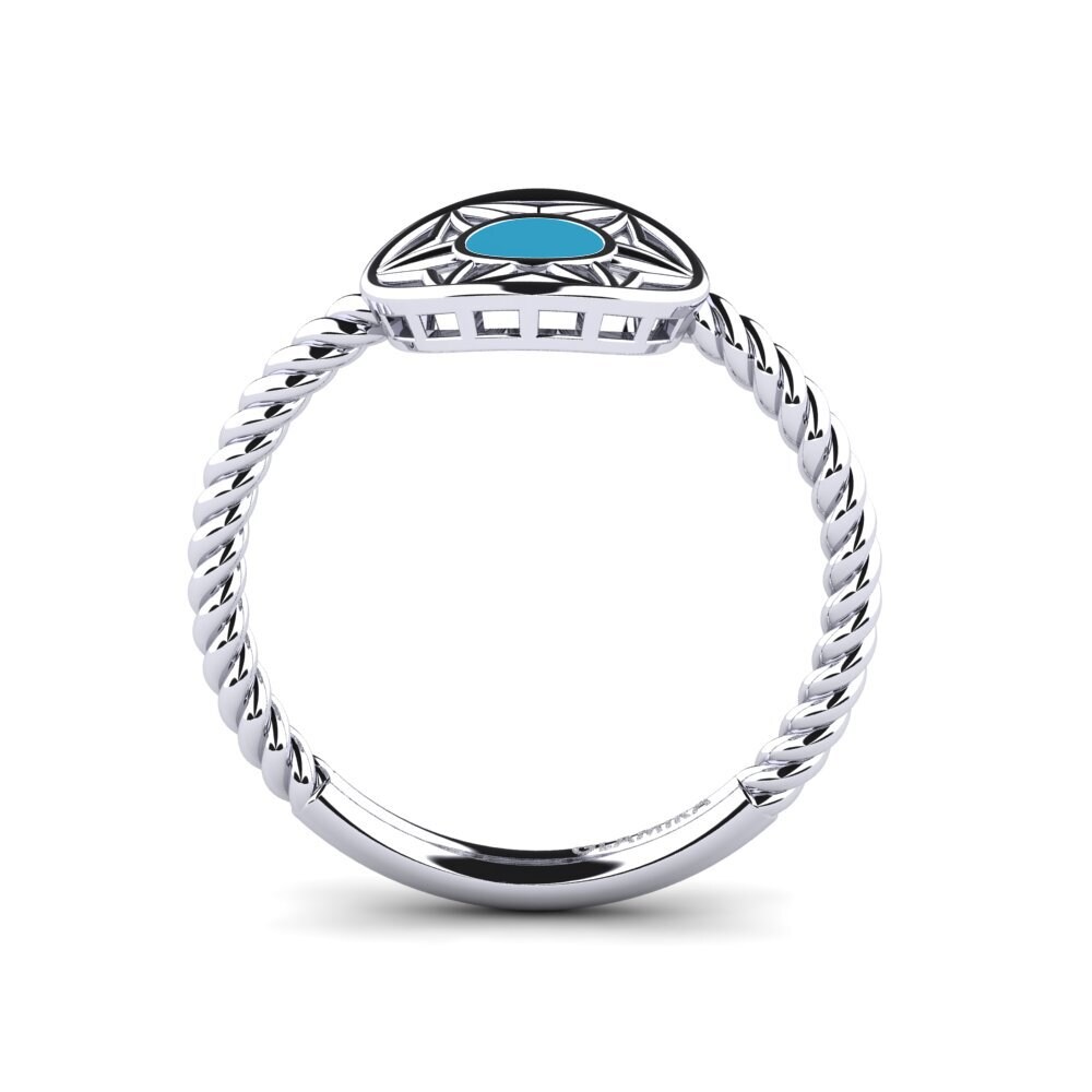 Weiß-Silber Ring Nantoriy