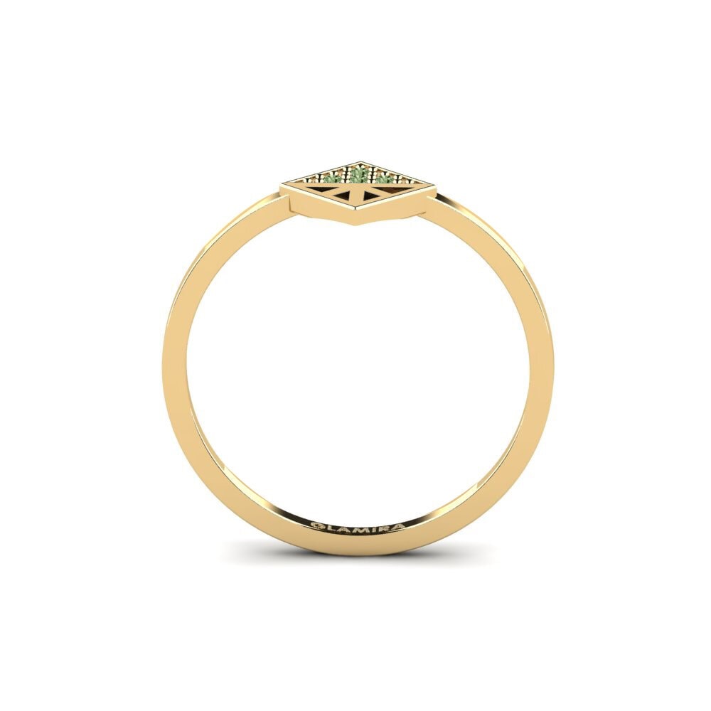 Diamante Verde Anel Dayholt