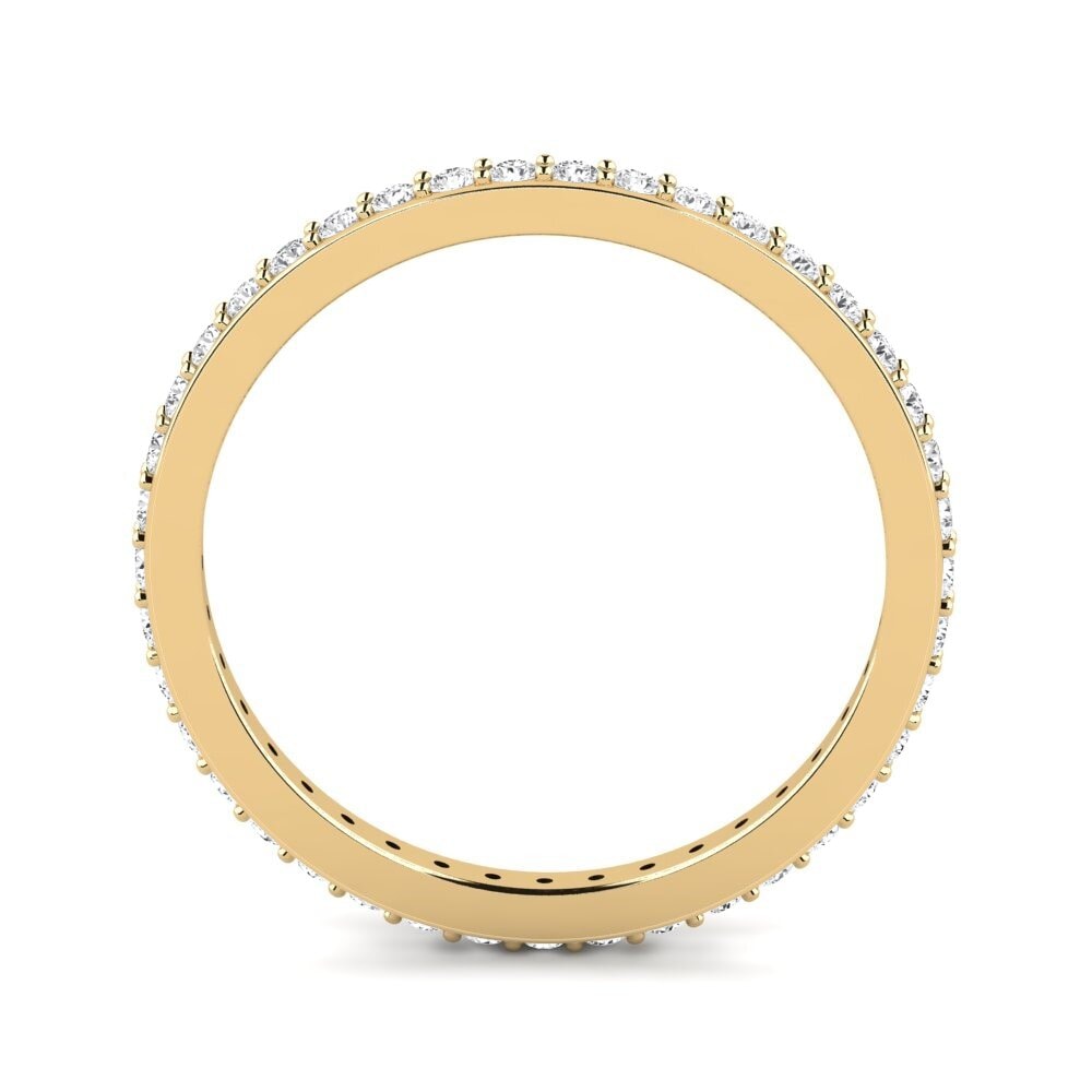 White sapphire Stackable Ring Adgi - B