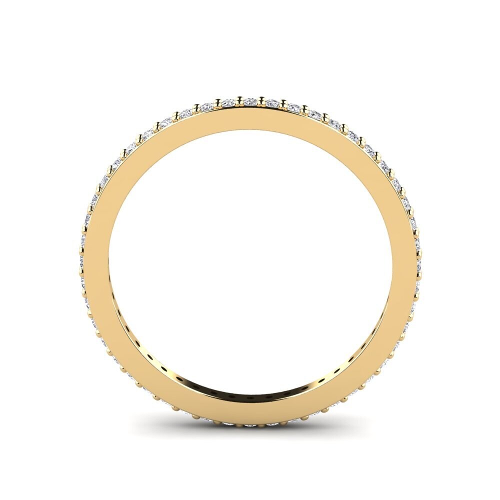 Labor-gezüchteter Diamant Stapelbarer Ring Anethes - B