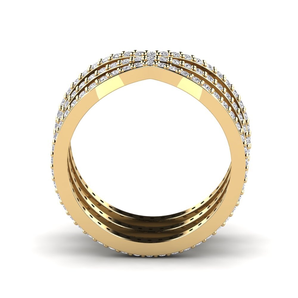 Labor-gezüchteter Diamant Stapelbarer Ring Anethes - Set