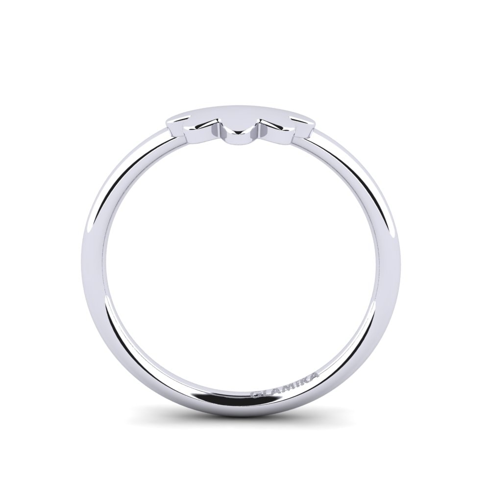 Anillo apilable Belkems - B Plata 925