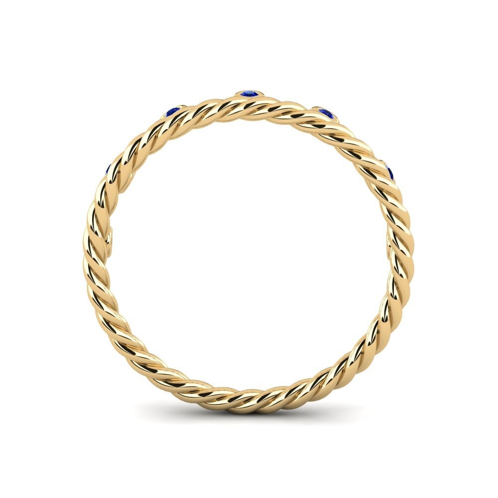 Sapphire Stackable Ring Bisc - B