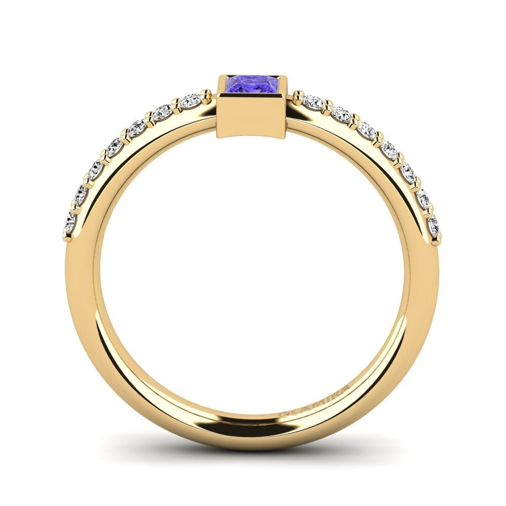 Tanzanite Anel Empilhável Biscep - A