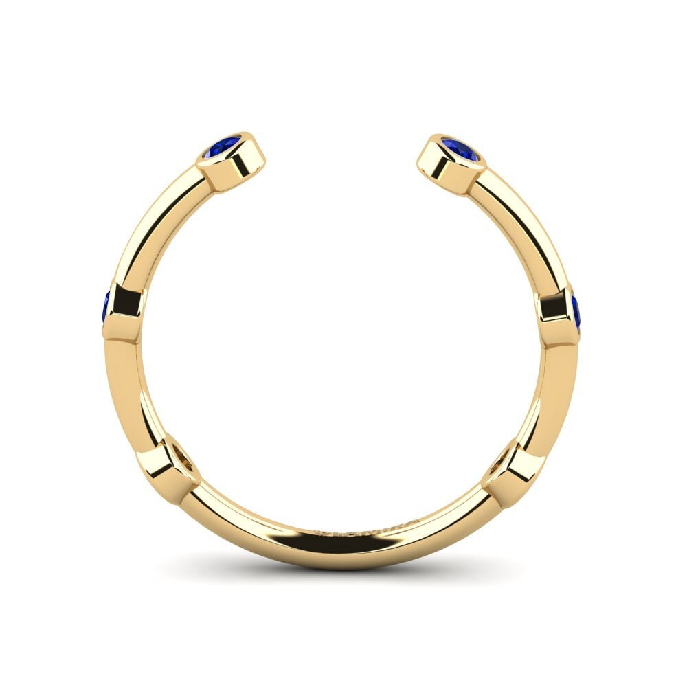 Sapphire Stackable Ring Danden - A