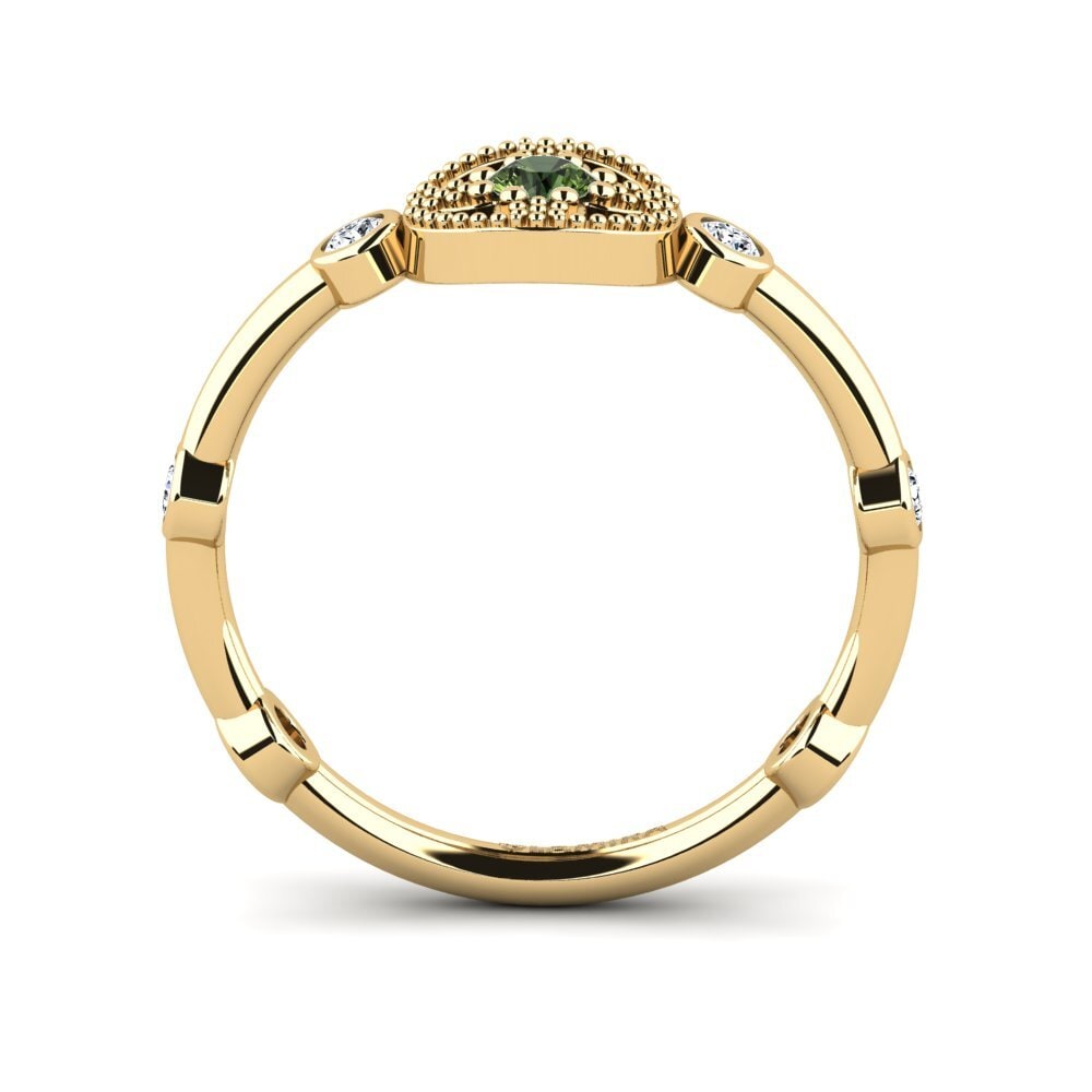 Green Sapphire Ring Danden - B
