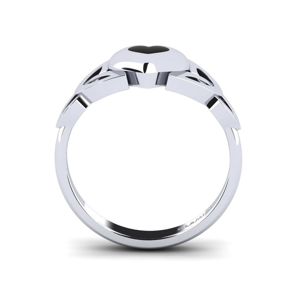 950 Platinum Stackable Ring Dastan - B