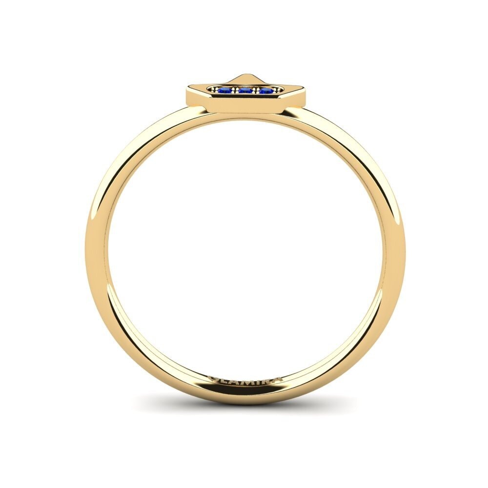 Saphir Stapelbarer Ring Embier - A