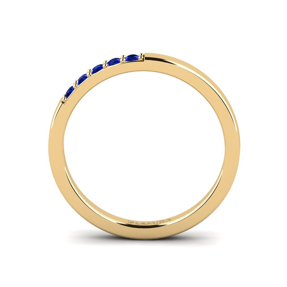 Saphir Stapelbarer Ring Embier - B