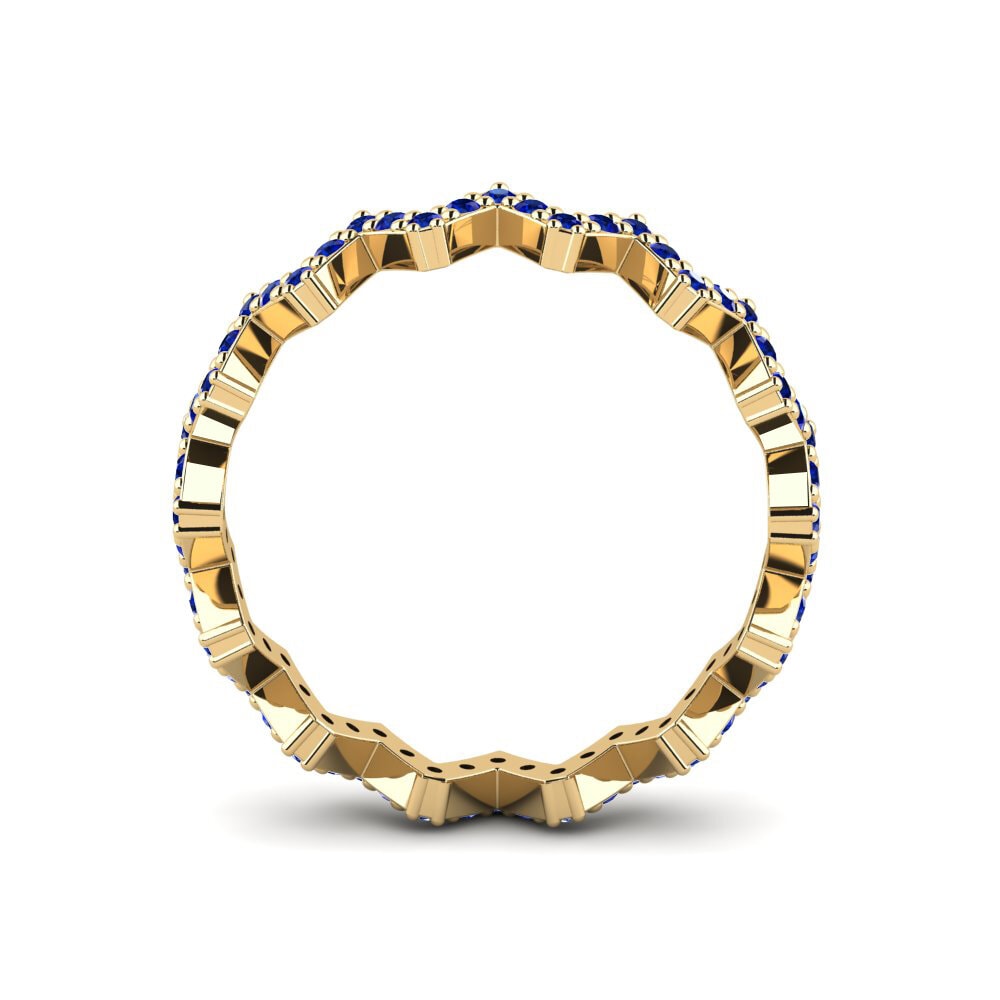 Saphir Stapelbarer Ring Enor - A