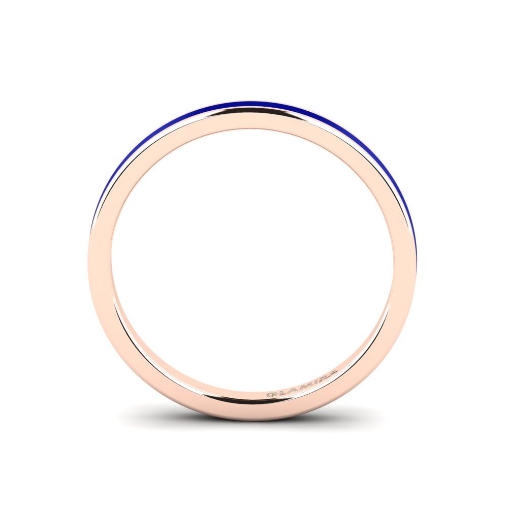 14ct Rose Gold Stackable Ring Fatint - B