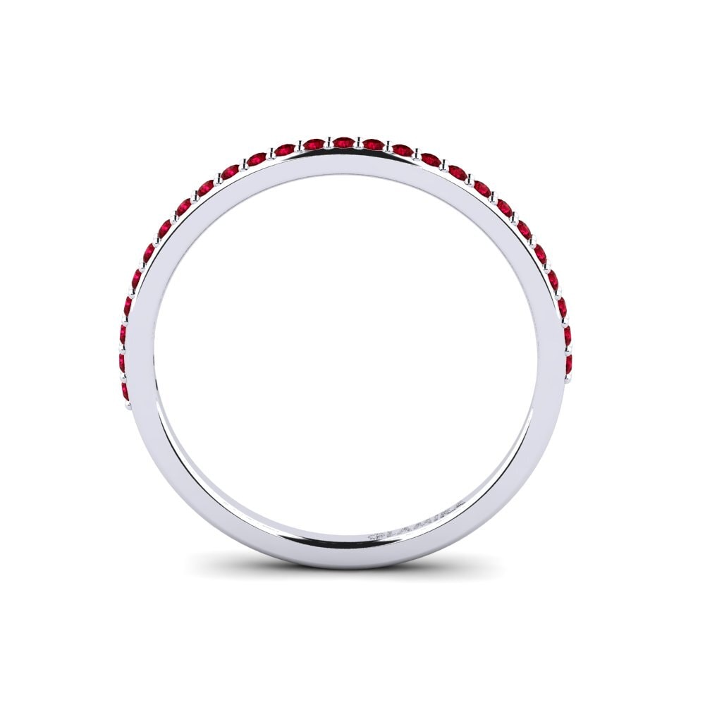 Roter Zirkonia Stapelbarer Ring Fatint - C