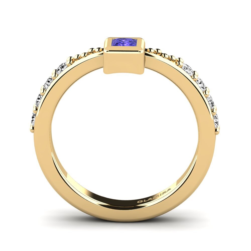 Tanzanite Anel Empilhável Gramia - B