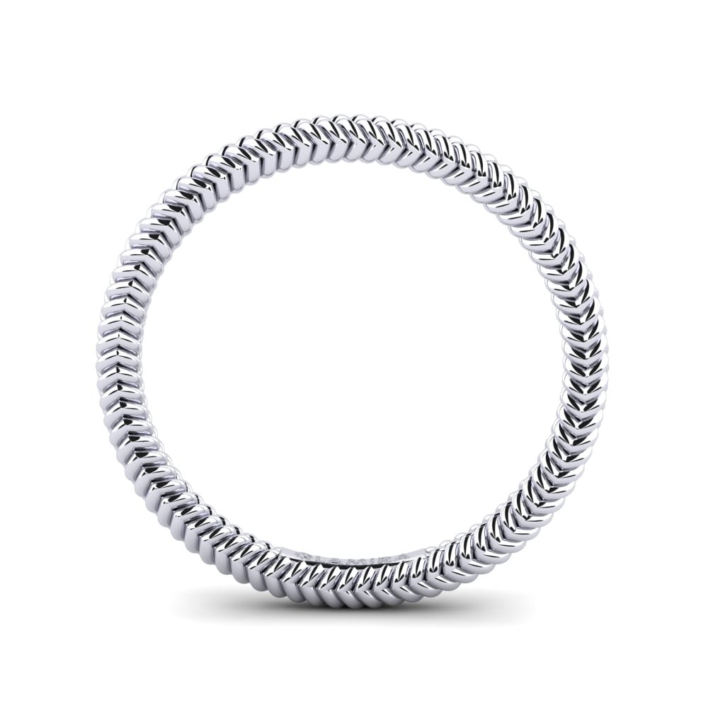 950 Platinum Stackable Ring Lexiedd - C