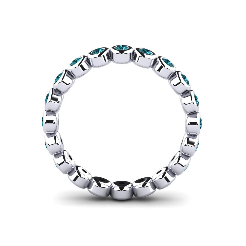 Blauer Diamant Stapelbarer Ring Menga - A