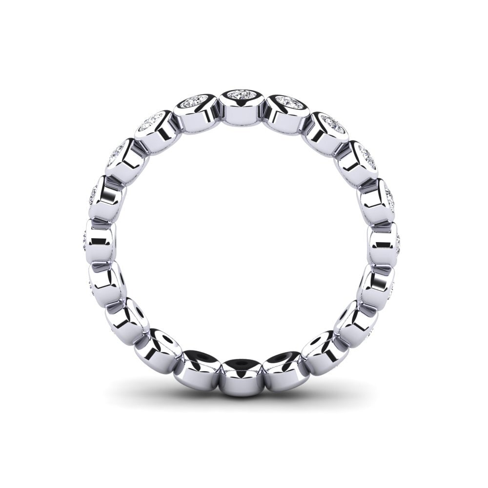 Labor-gezüchteter Diamant Stapelbarer Ring Menga - A