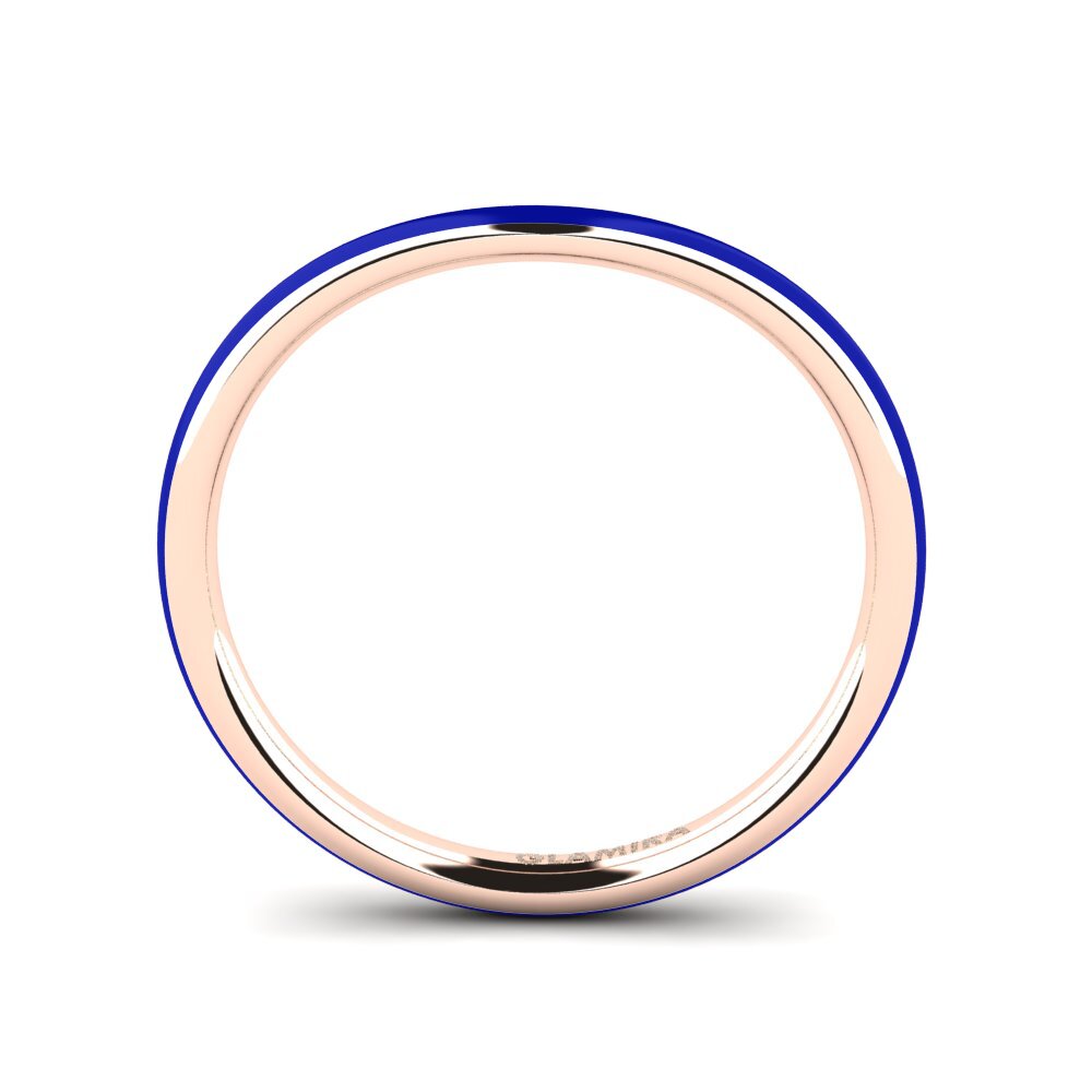 14ct Rose Gold Stackable Ring Sallans - B