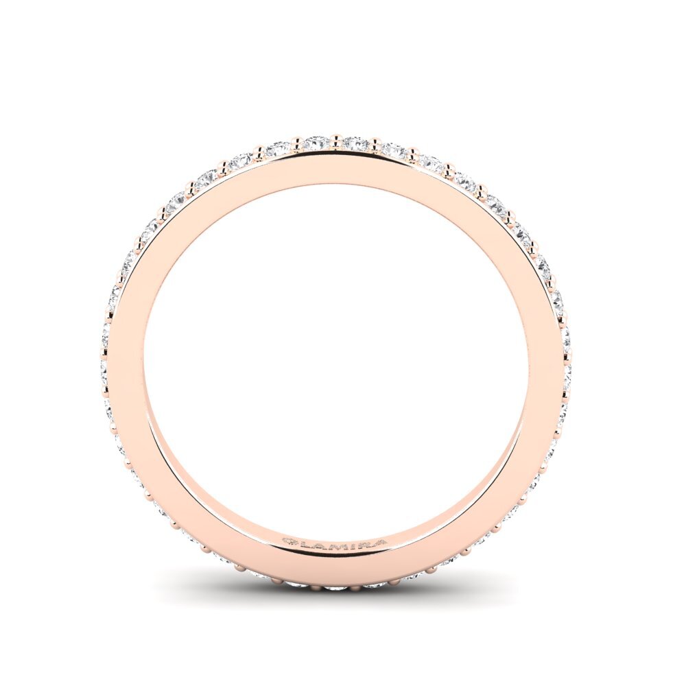 White sapphire Stackable Ring Siennas - A