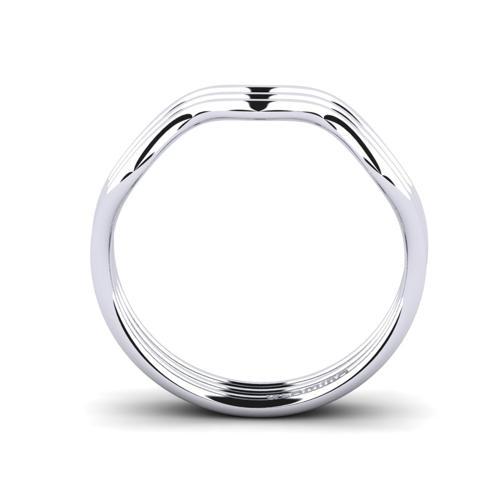 950 Platinum Stackable Ring Sodode - Set