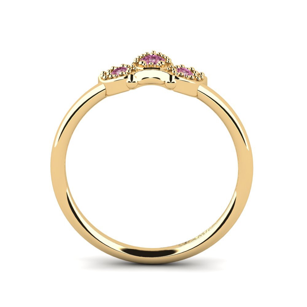 Rhodolite Garnet Stackable Ring Wlang - A