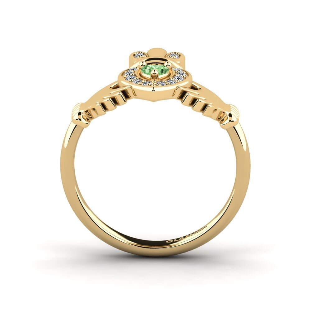 Green Diamond Ring Ankale