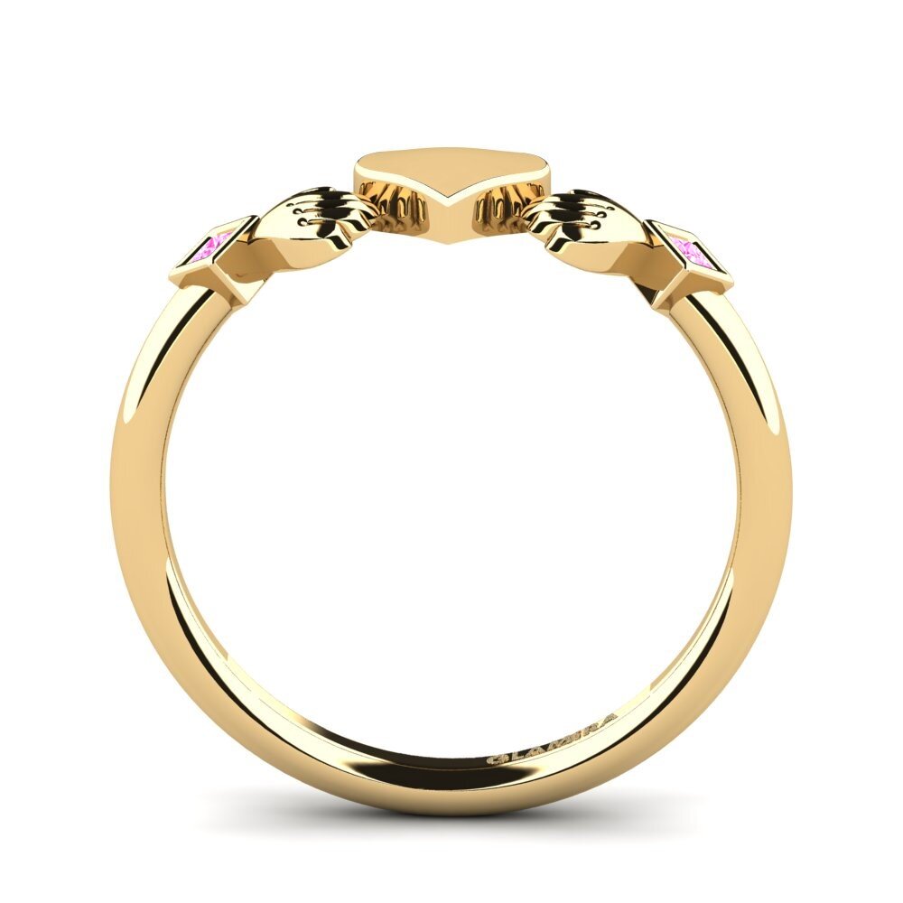 Princesa Zafiro Rosado Anillo Berlakons