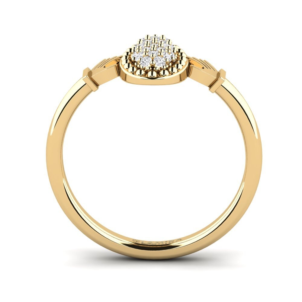White sapphire Ring Biddoder