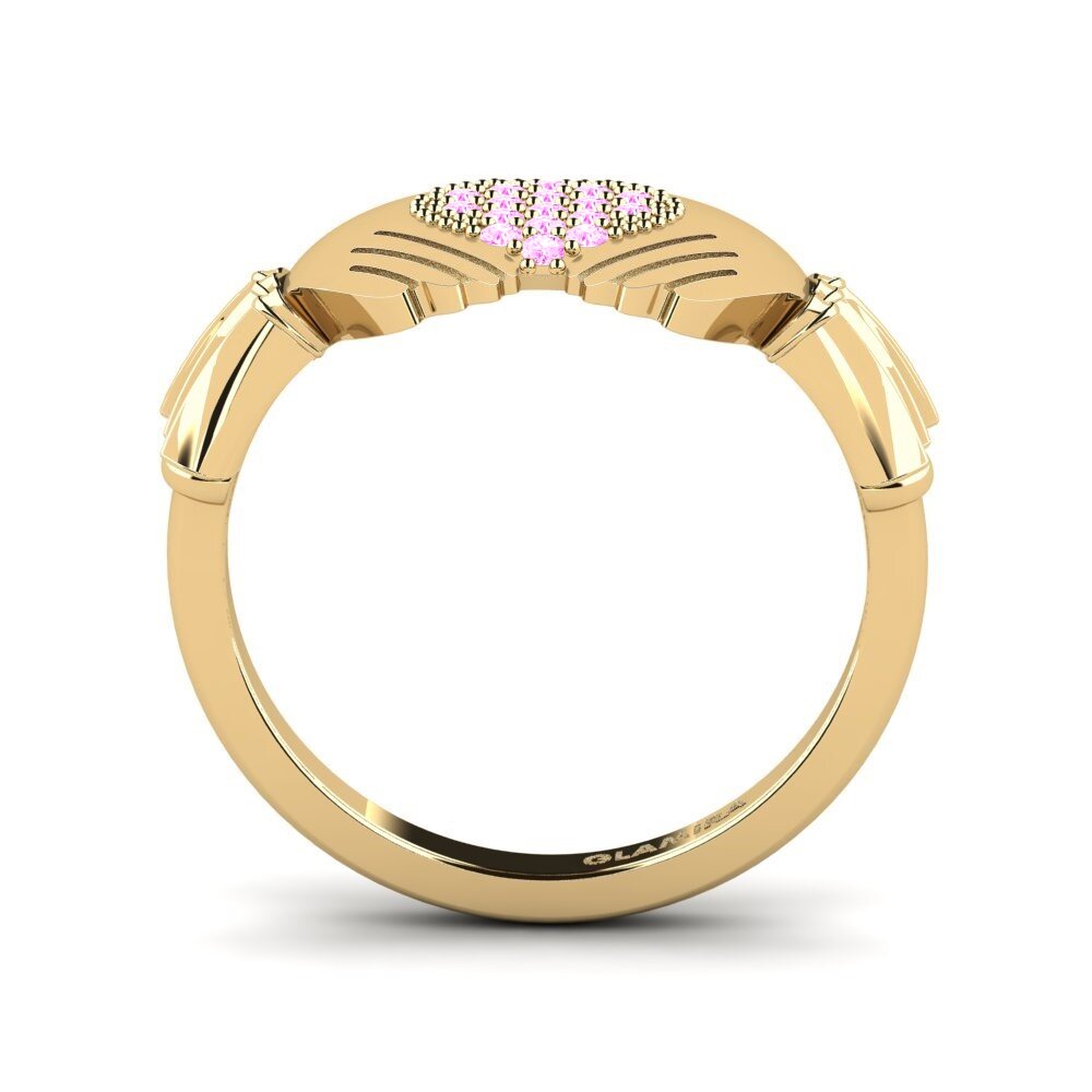Pink Sapphire Ring Crundsw