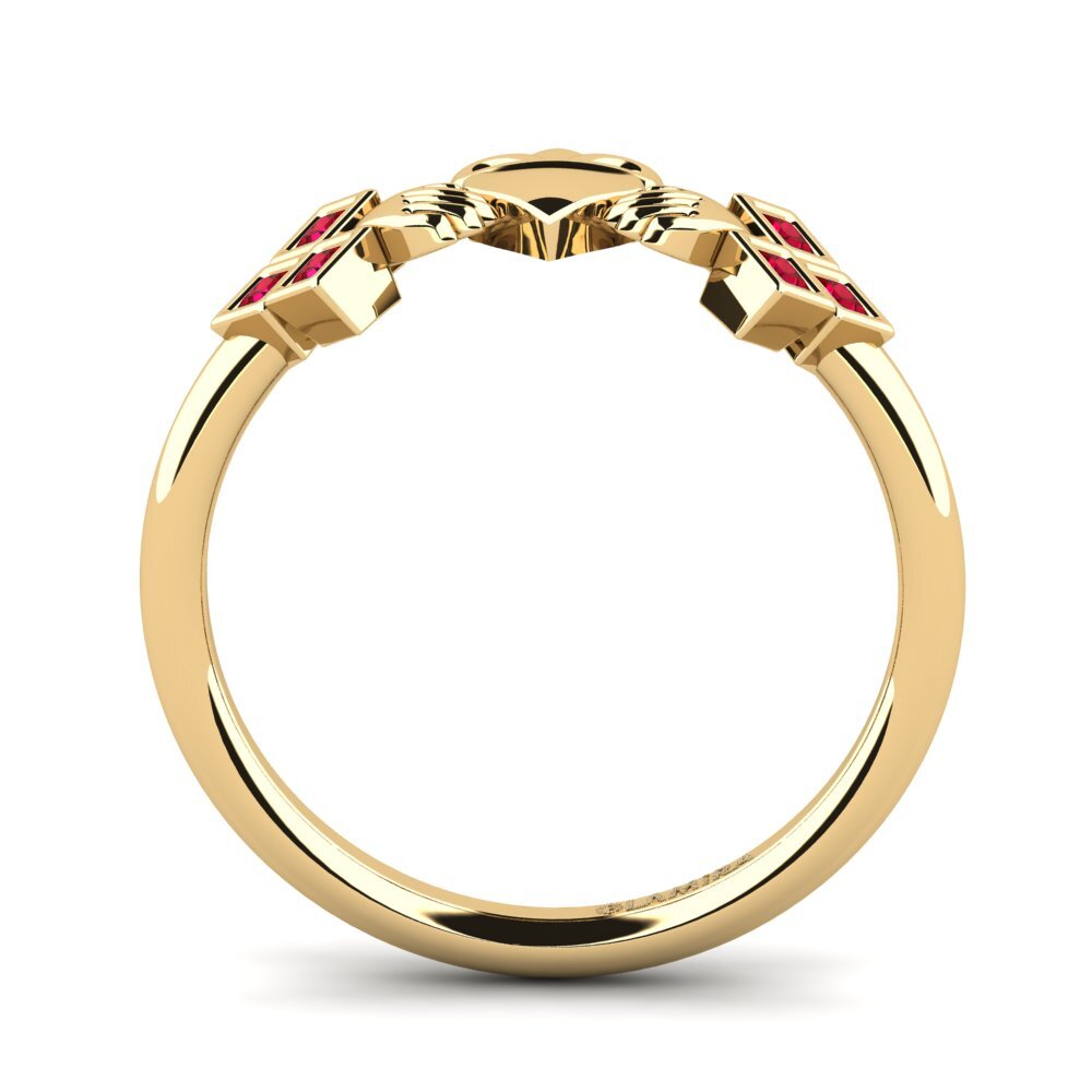Red Zirconia Ring Duyseras