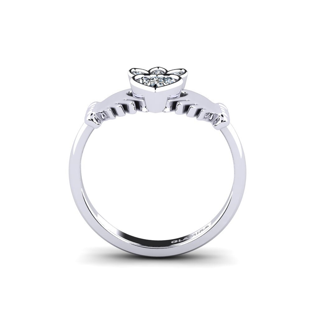 Zirconia Ring Earmellw