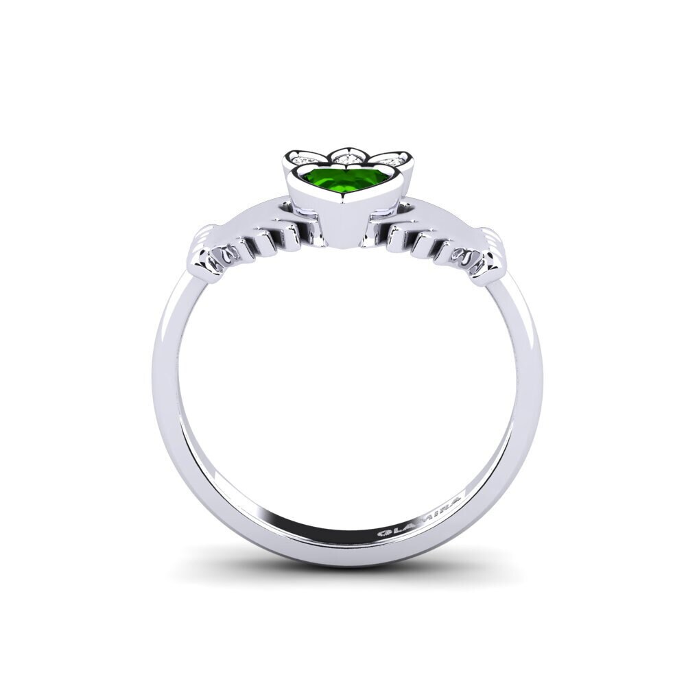 Grüner Turmalin Ring Earmellw