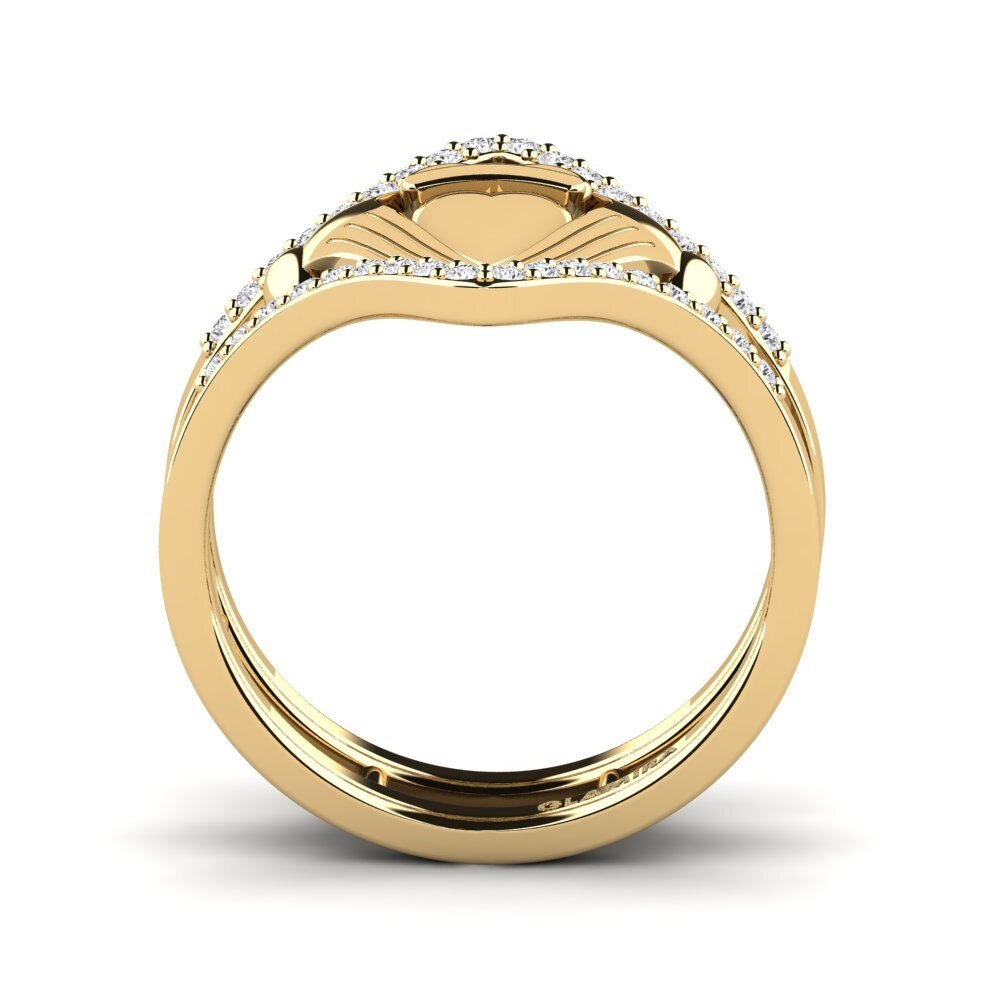 White sapphire Ring Eidace