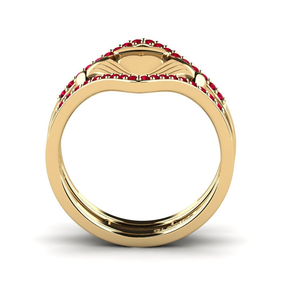 Red Zirconia Ring Eidace