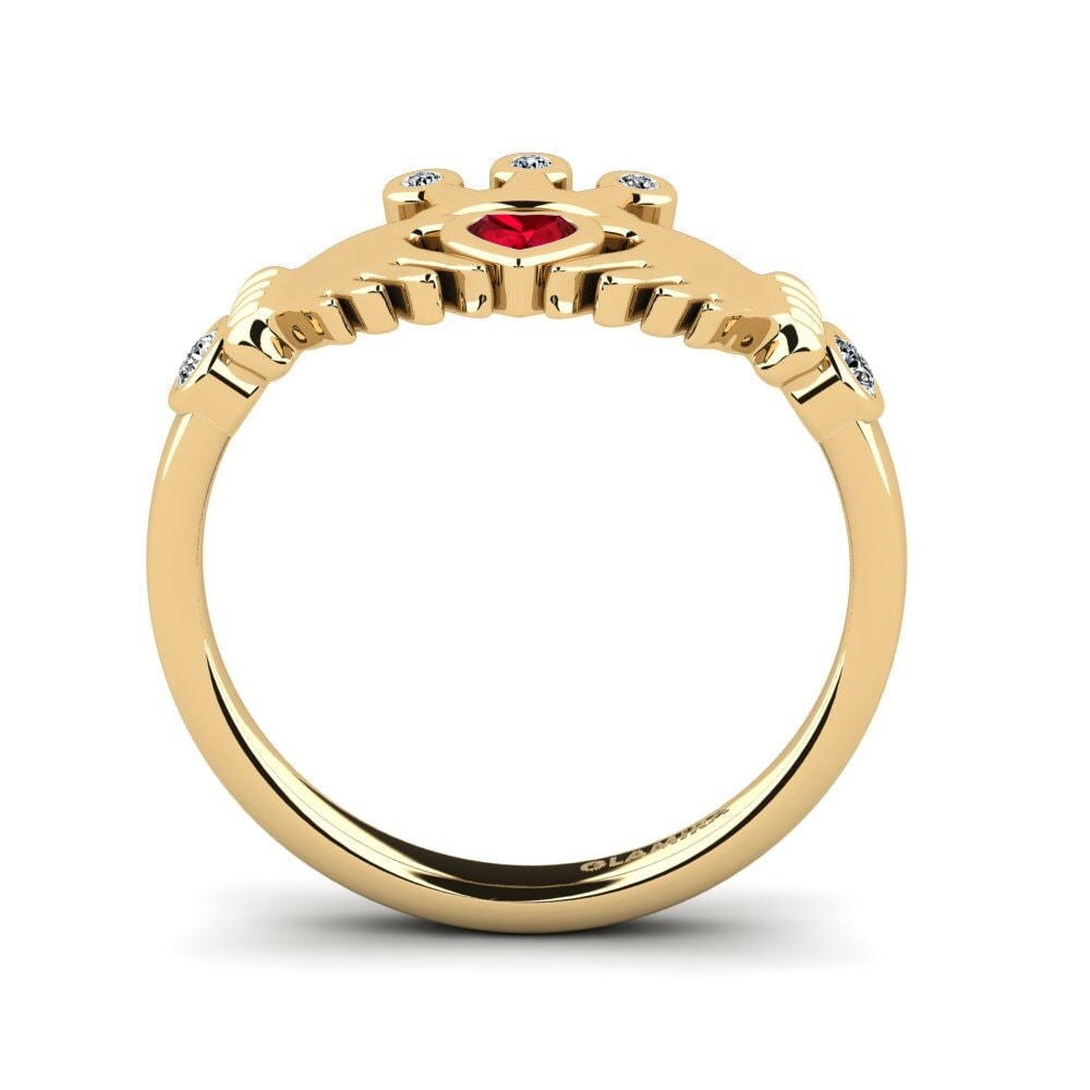 Red Zirconia Ring Fdoda