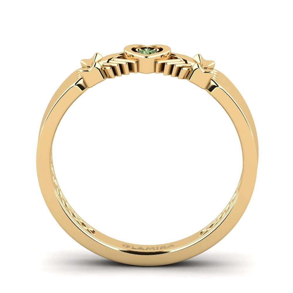 Green Diamond Ring Festona