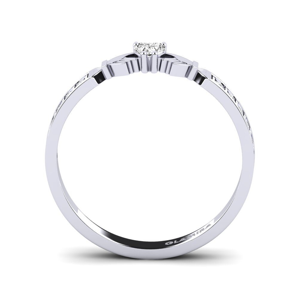 White sapphire Ring Hauters
