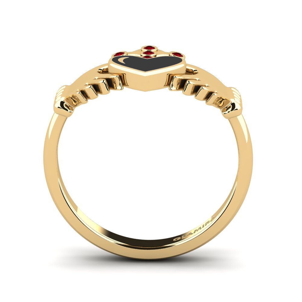 Red Zirconia Ring Hnigeng