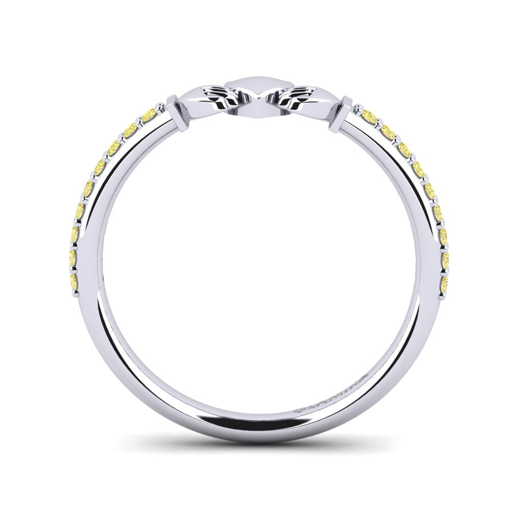 Zafiro amarillo Anillo Klrem