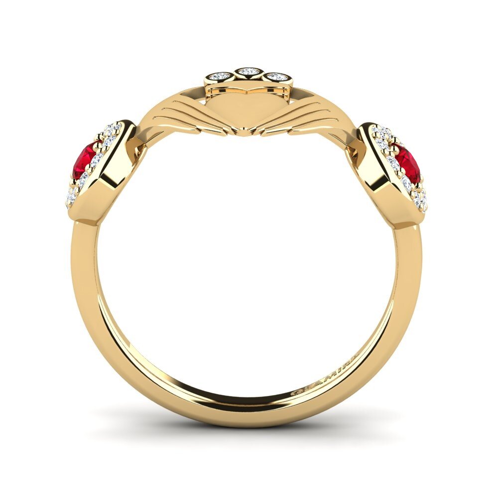Red Zirconia Ring Lsendr